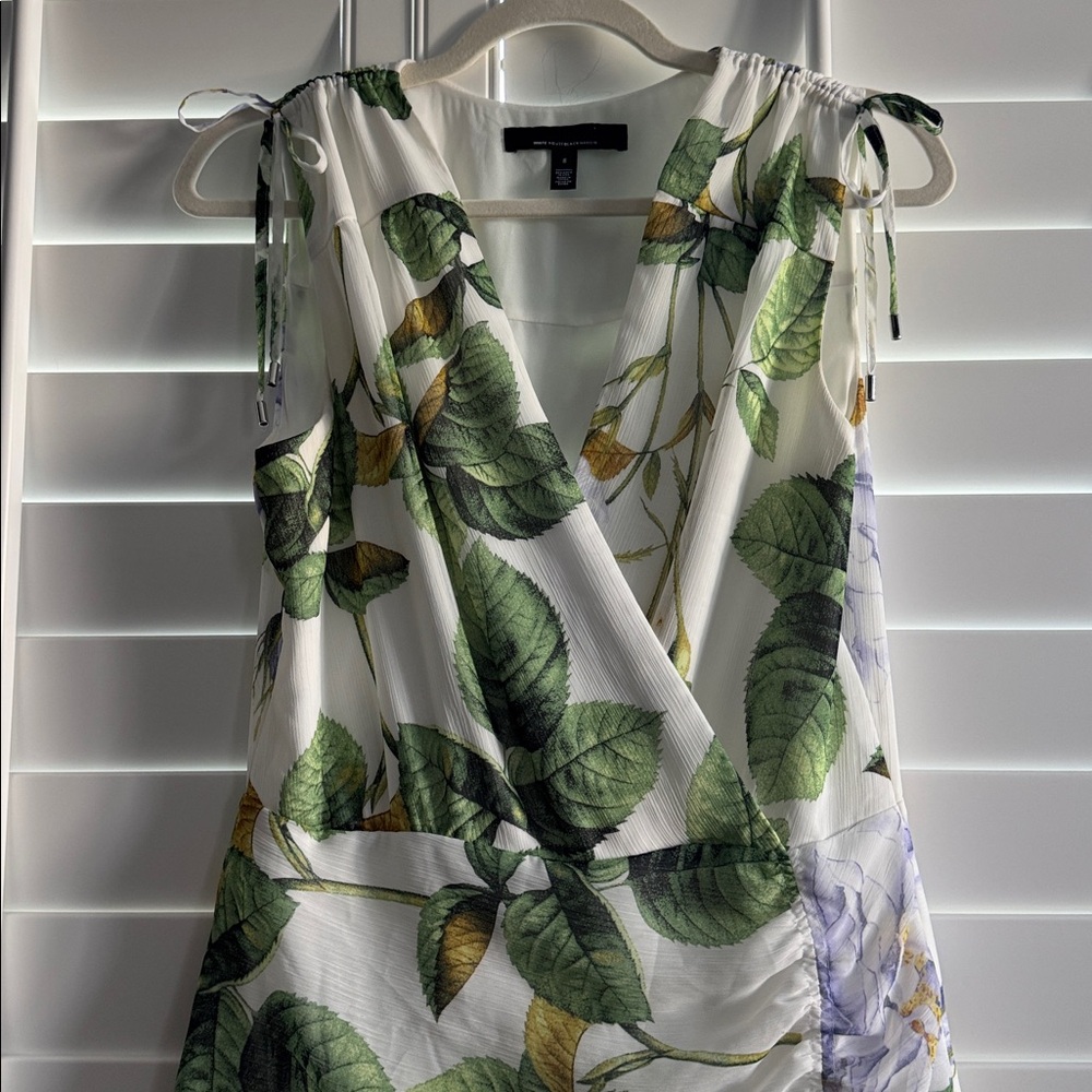 White House Black Market Ruched Midi Dress - Picture 5 of 10